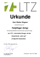 LTZ Urkunde